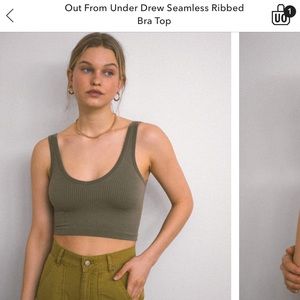 URBAN OUTFITTERS OUT FROM UNDER SEAMLESS CROP TANK TOP